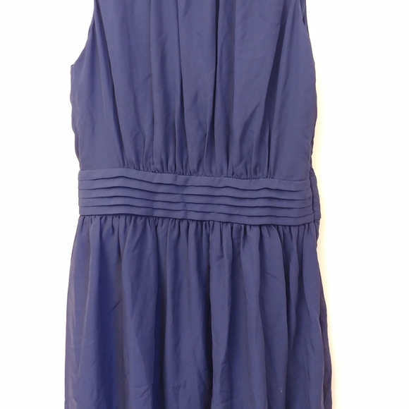 Modcloth Fervour Windy City Blue A Line Dress M - Picture 4 of 8